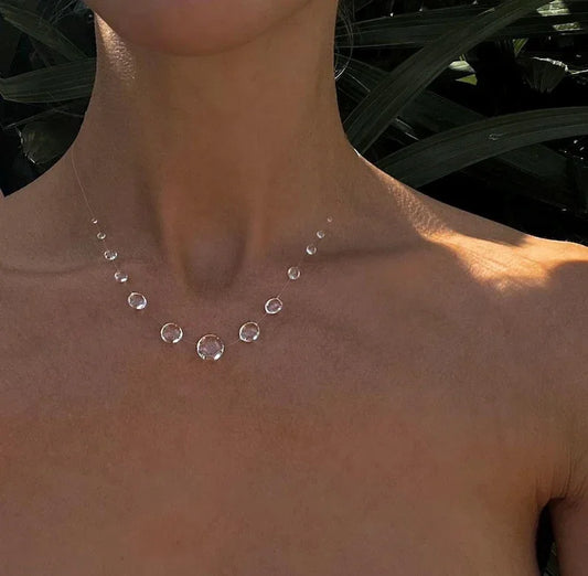 Shabnam-e-Husn (شبنمِ حُسن) — Dewdrop Resin Choker Necklace by NAQSH - NAQSH JEWELRY